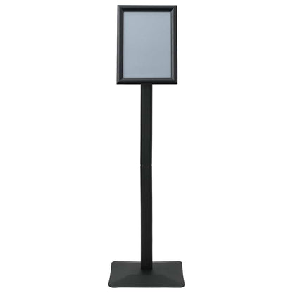 Pedestal Poster Stand A4 Cast Iron Black
