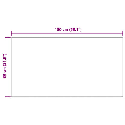 Faux Sheepskin Rug TAFALLA White 80 x 150 cm Polyester