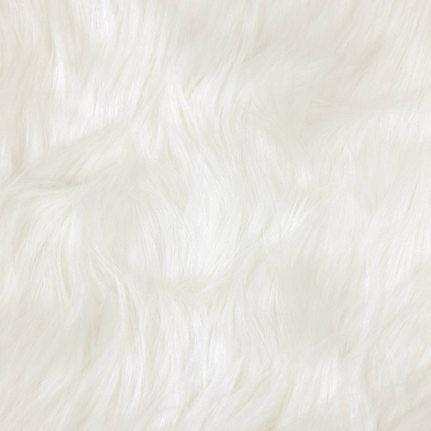 Faux Sheepskin Rug TAFALLA White 140 x 200 cm Polyester