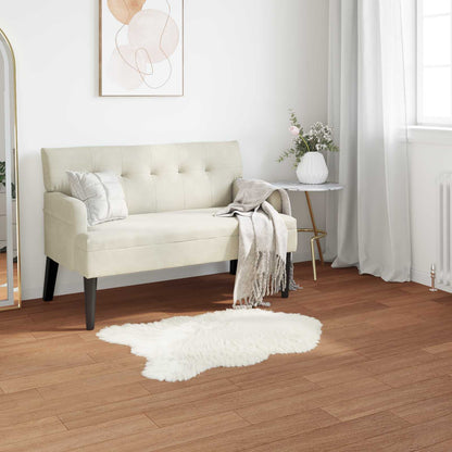 Faux Sheepskin Rug TAFALLA White 60 x 90 cm Polyester