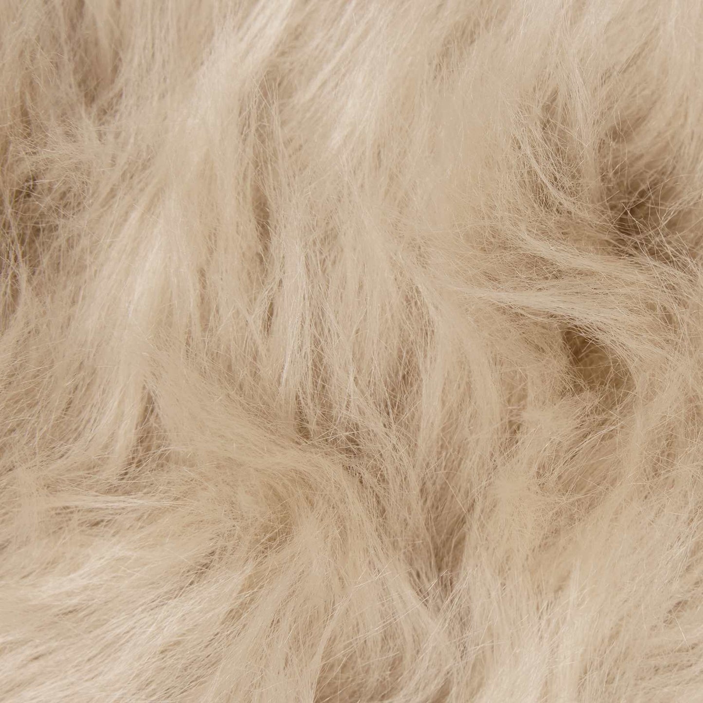 Faux Sheepskin Rug TAFALLA Beige 80 x 200 cm Polyester