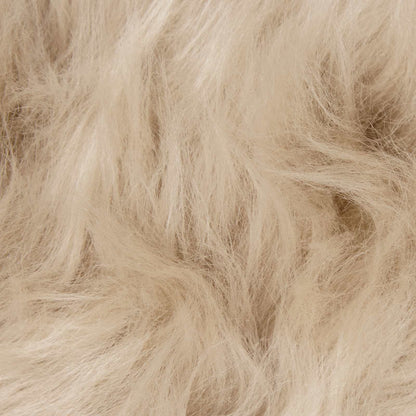 Faux Sheepskin Rug TAFALLA Beige 80 x 250 cm Polyester