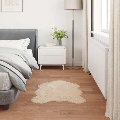 Faux Sheepskin Rug TAFALLA Beige 60 x 90 cm Polyester