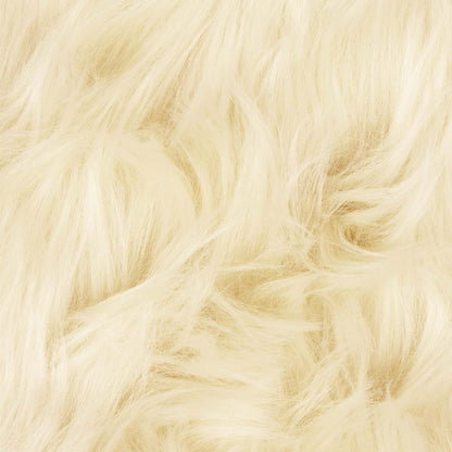 Faux Sheepskin Rug TAFALLA Cream 80 x 150 cm Polyester