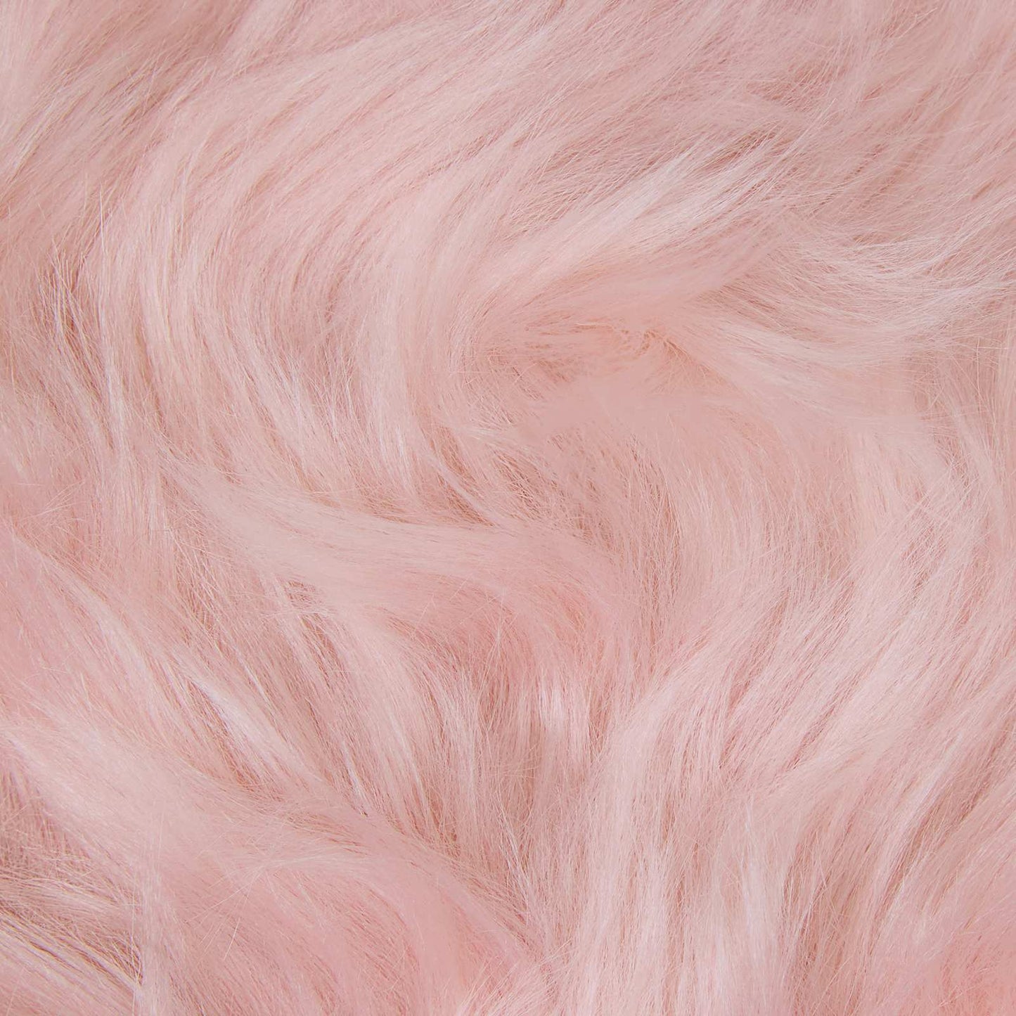 Faux Sheepskin Rug TAFALLA Pink 140 x 200 cm Polyester