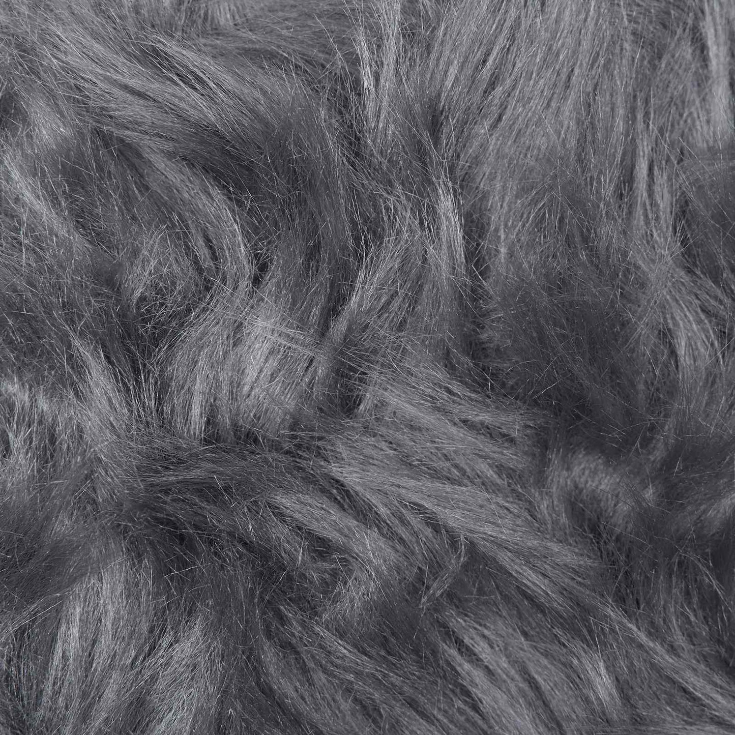 Faux Sheepskin Rug TAFALLA Anthracite 50 x 80 cm Polyester