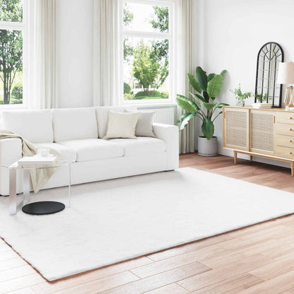 Anti-Slip Faux Rabbit Fur Rug OLITE White 240 x 340 cm