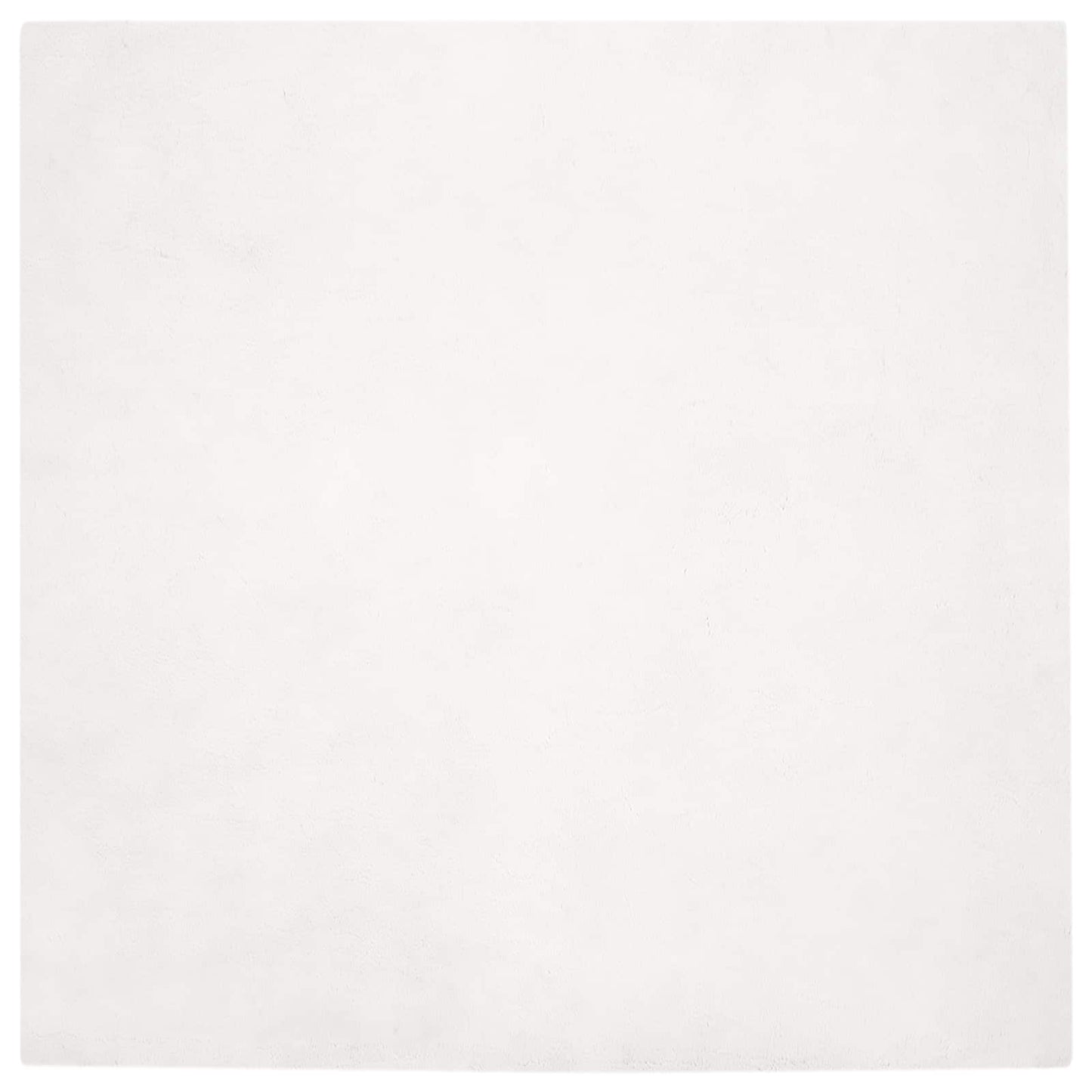 Anti-Slip Faux Rabbit Fur Rug OLITE White 200 x 200 cm