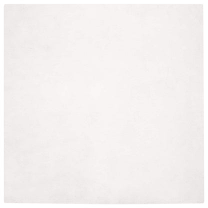 Anti-Slip Faux Rabbit Fur Rug OLITE White 240 x 240 cm