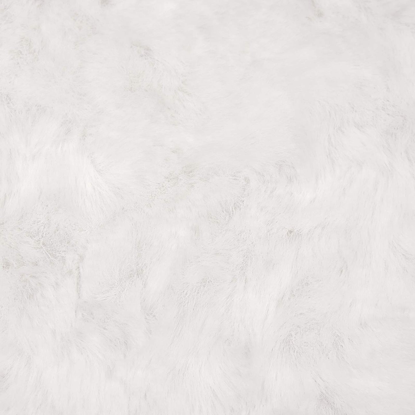 Anti-Slip Faux Rabbit Fur Rug OLITE White 50 x 80 cm Polyester
