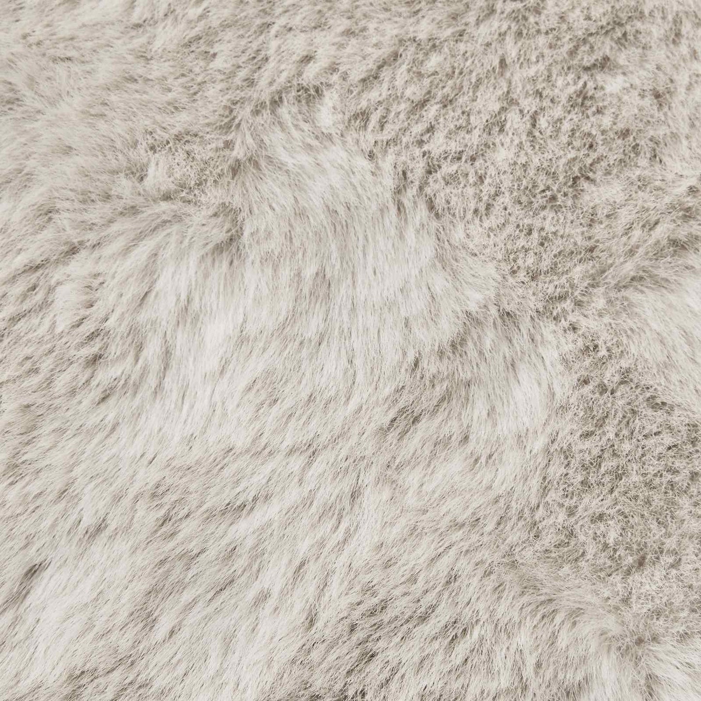 Anti-Slip Faux Rabbit Fur Rug OLITE Beige 80 x 150 cm Polyester