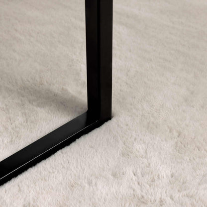 Anti-Slip Faux Rabbit Fur Rug OLITE Beige 160 x 230 cm