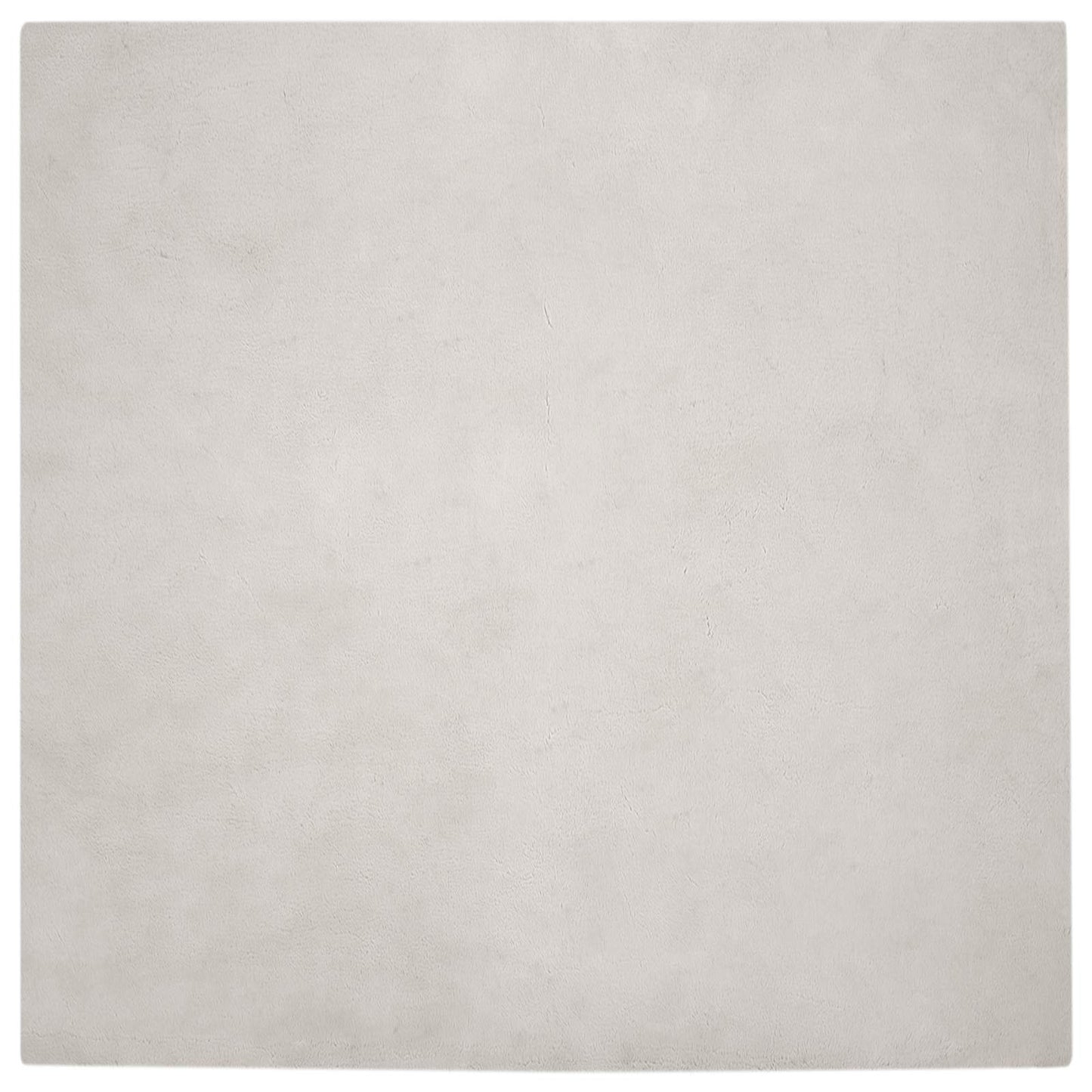 Anti-Slip Faux Rabbit Fur Rug OLITE Beige 160 x 160 cm