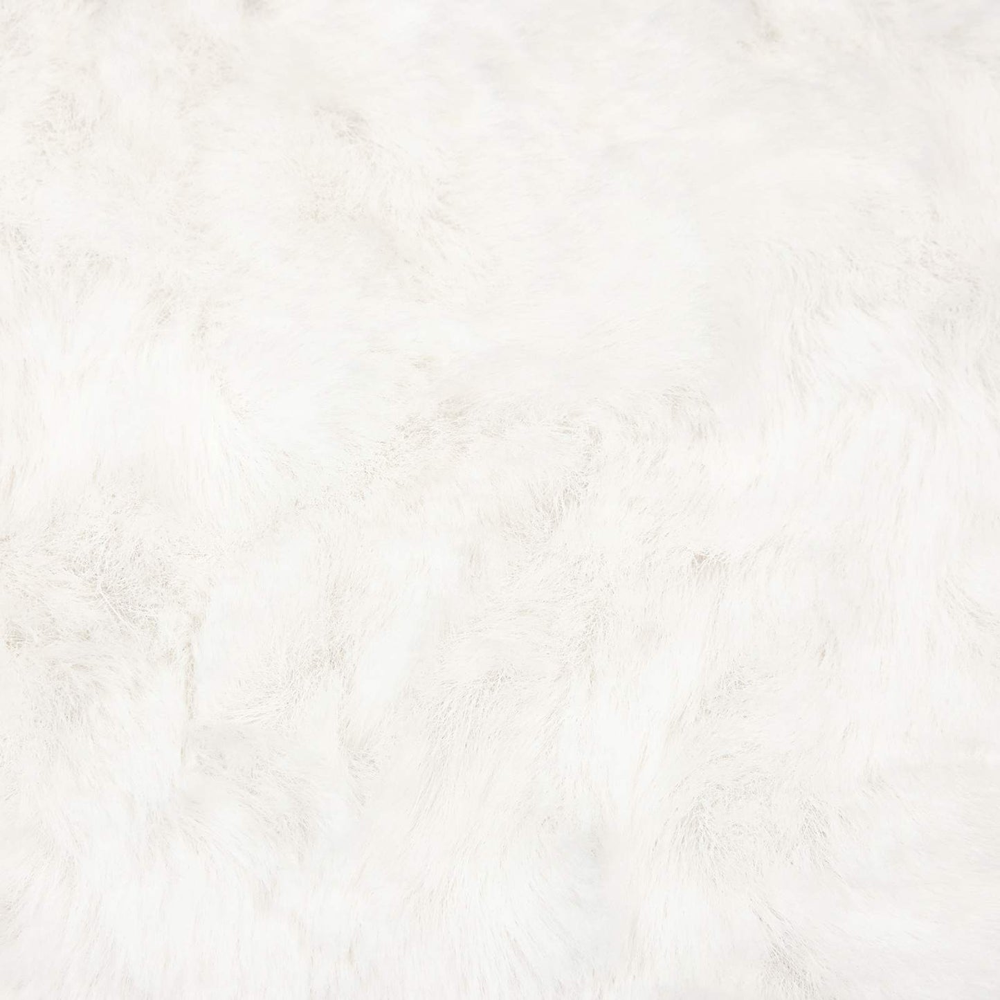 Anti-Slip Faux Rabbit Fur Rug OLITE Cream 80 x 200 cm Polyester