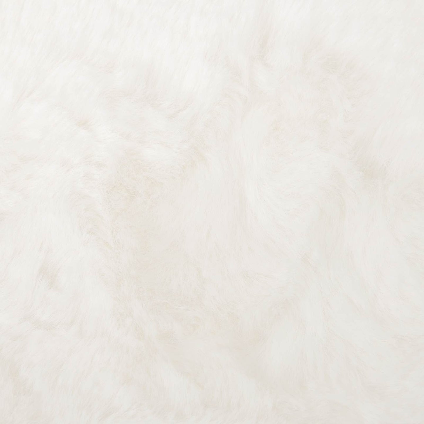 Anti-Slip Faux Rabbit Fur Rug OLITE Cream 160 x 230 cm