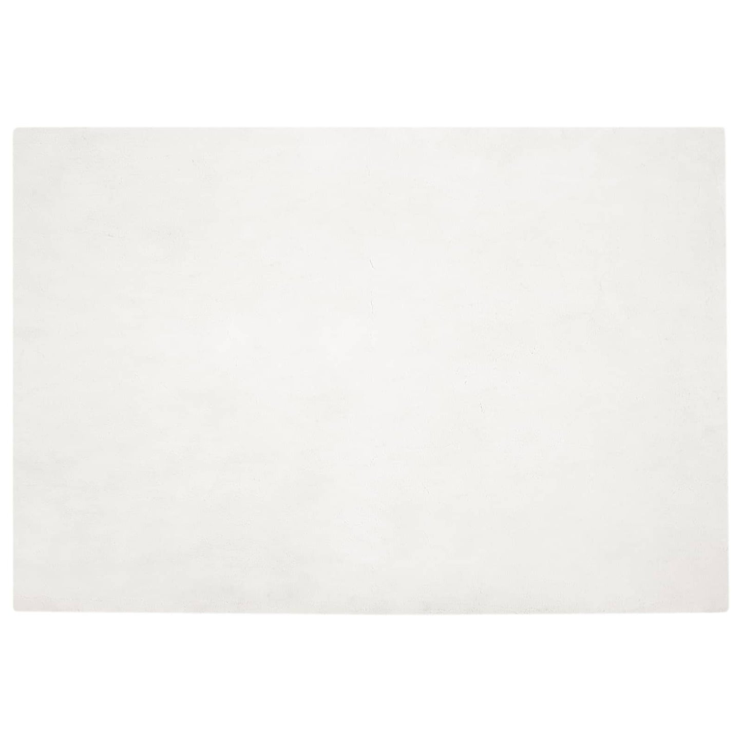 Anti-Slip Faux Rabbit Fur Rug OLITE Cream 160 x 230 cm