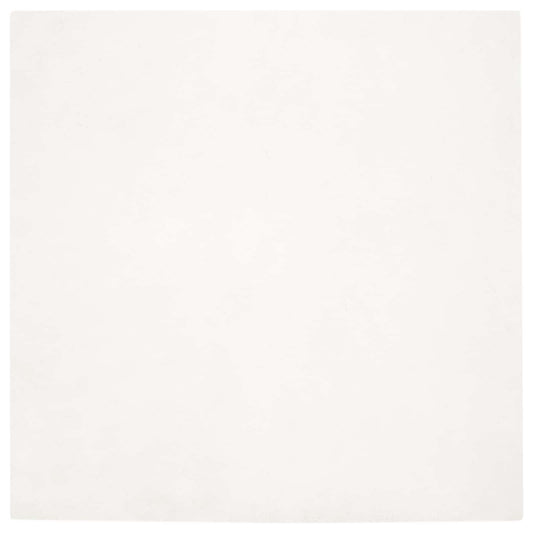 Anti-Slip Faux Rabbit Fur Rug OLITE Cream 200 x 200 cm