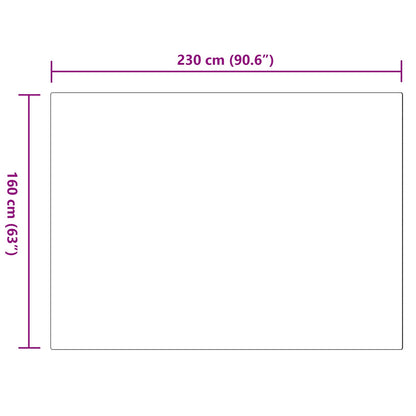 Anti-Slip Faux Rabbit Fur Rug OLITE Pink 160 x 230 cm Polyester