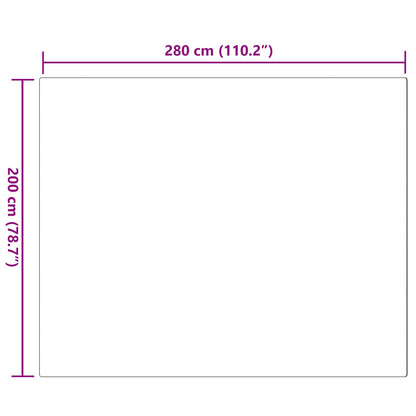 Anti-Slip Faux Rabbit Fur Rug OLITE Pink 200 x 280 cm Polyester