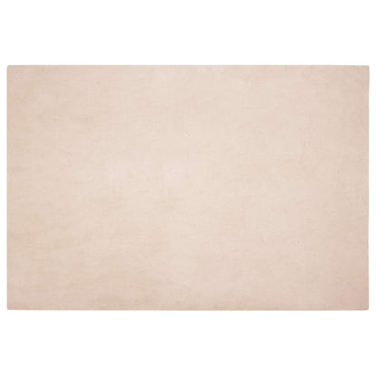 Anti-Slip Faux Rabbit Fur Rug OLITE Taupe 120 x 170 cm