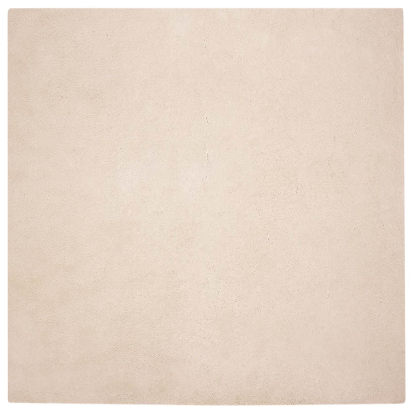 Anti-Slip Faux Rabbit Fur Rug OLITE Taupe 120 x 120 cm