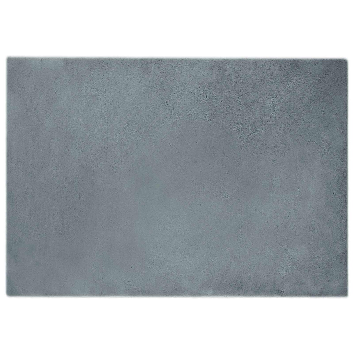 Anti-Slip Faux Rabbit Fur Rug OLITE Anthracite 140 x 200 cm