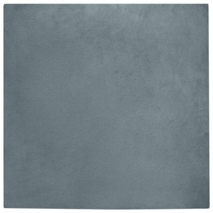 Anti-Slip Faux Rabbit Fur Rug OLITE Anthracite 120 x 120 cm