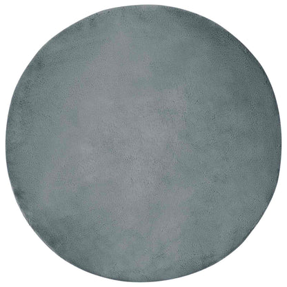 Anti-Slip Faux Rabbit Fur Rug OLITE Anthracite Ø 200 cm
