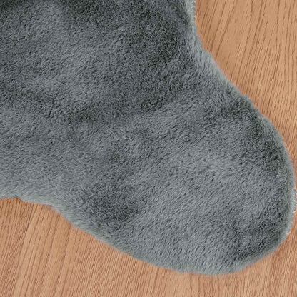 Anti-Slip Faux Rabbit Fur Rug OLITE Anthracite 60 x 90 cm