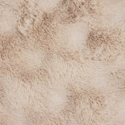 Anti-Slip Faux Rabbit Fur Blanket Olite Beige 220 x 240 cm