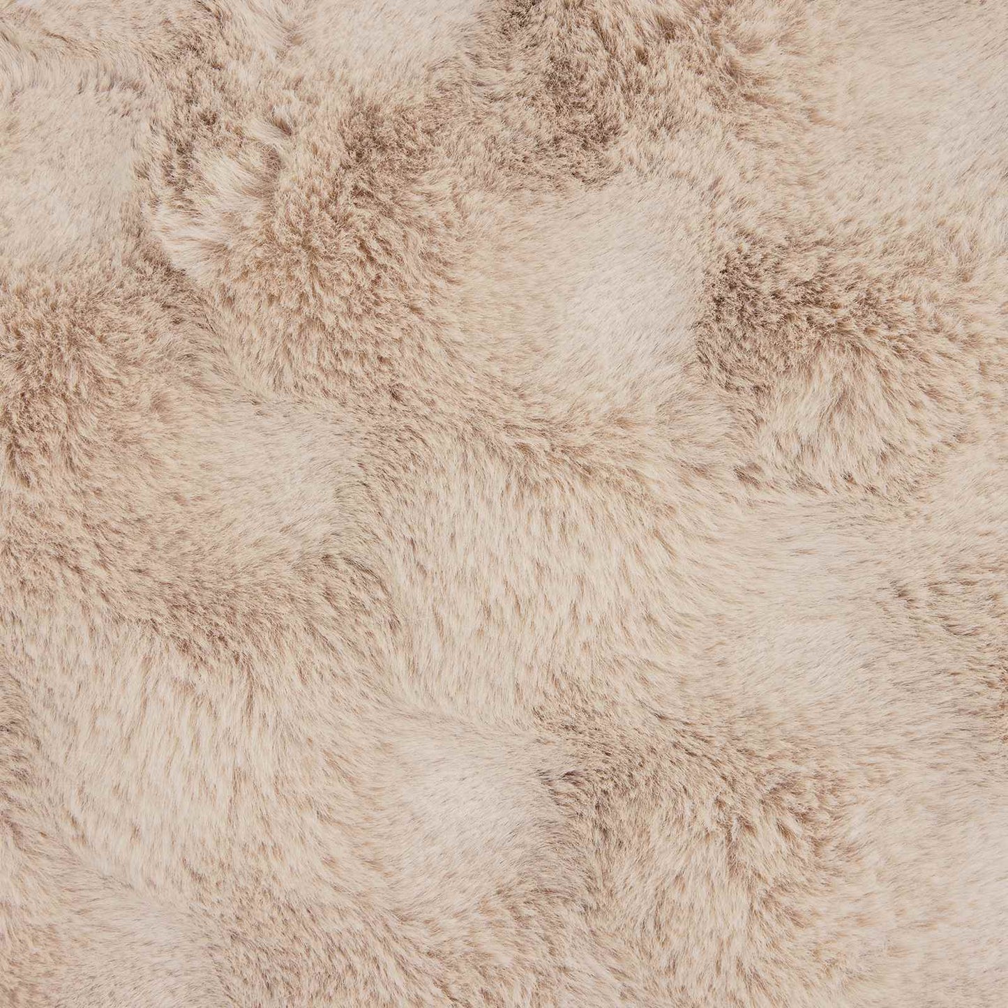 Anti-Slip Faux Rabbit Fur Blanket Olite 4 pcs Beige Polyester