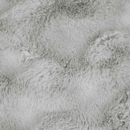 Anti-Slip Faux Rabbit Fur Blanket Olite Grey 150 x 220 cm