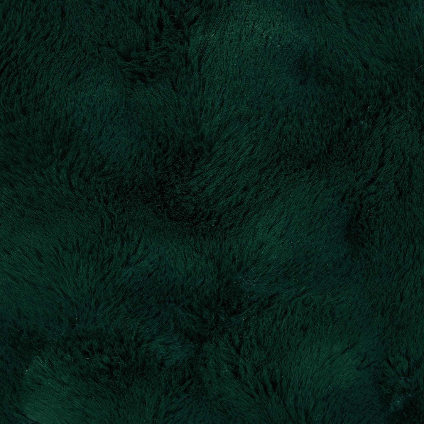 Anti-Slip Faux Rabbit Fur Blanket Olite Dark Green 240 x 270 cm