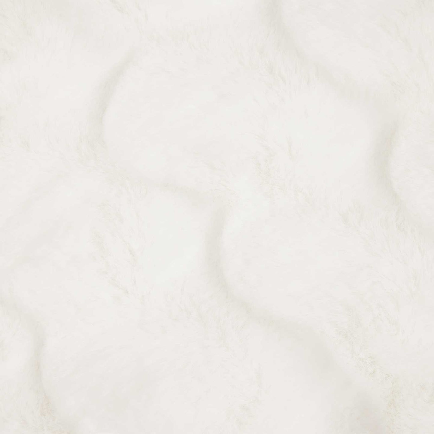 Anti-Slip Faux Rabbit Fur Blanket Olite 4 pcs White Polyester
