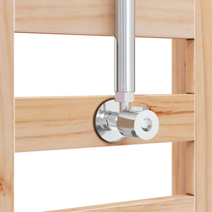 Outdoor Shower 223 cm Solid Pine Wood and Stainless Steel