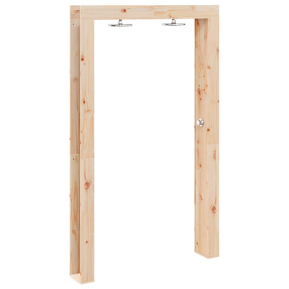 Outdoor Shower 226 cm Solid Pine Wood and Stainless Steel