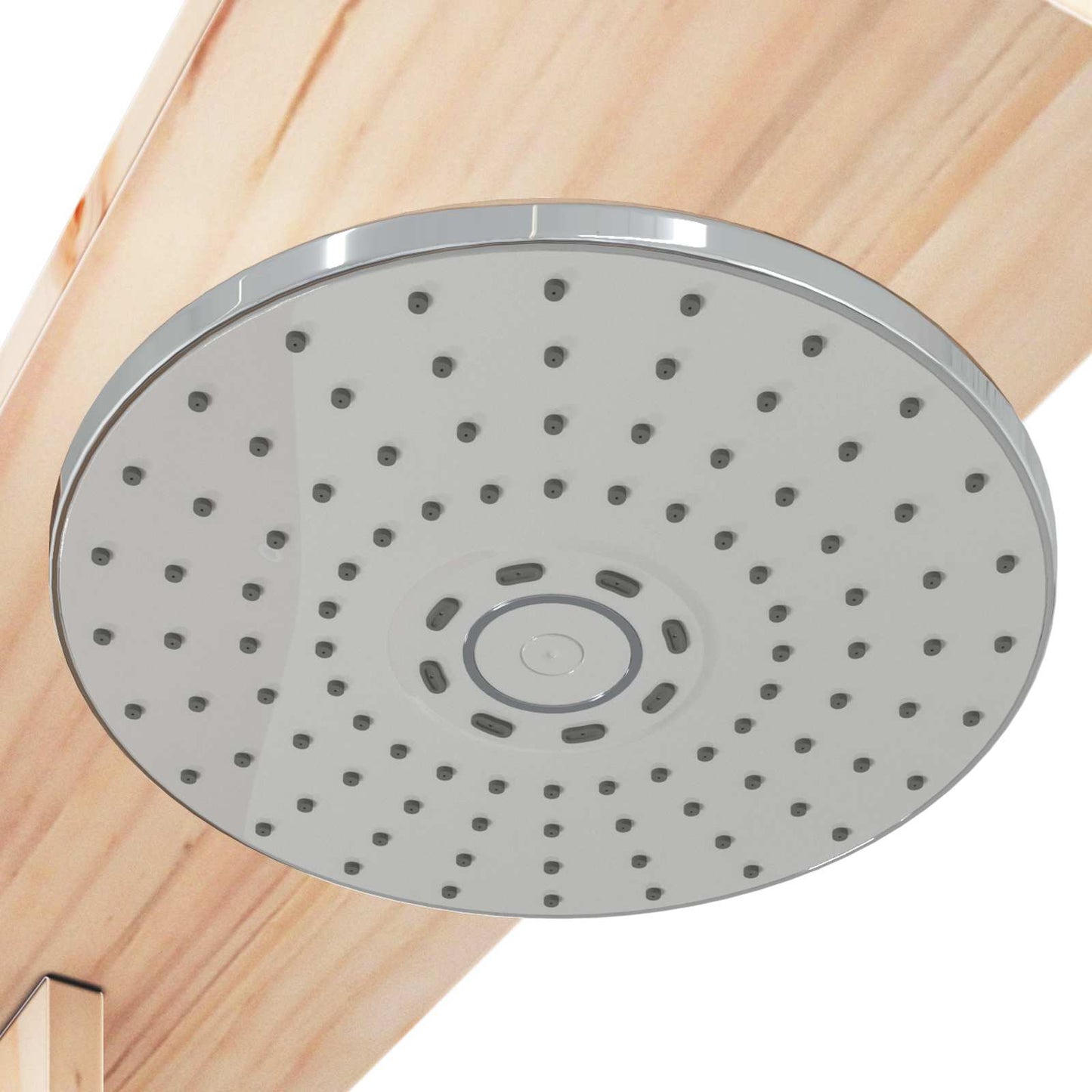 Outdoor Shower 214.5 cm Solid Pine Wood and Stainless Steel