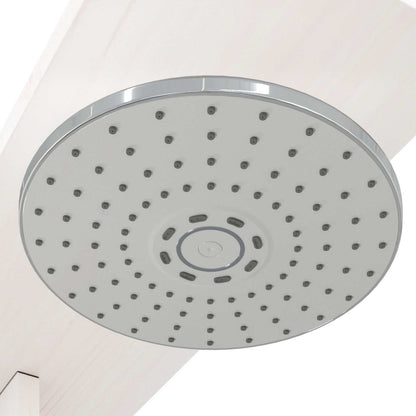 Outdoor Shower 214.5 cm Solid Pine Wood and Stainless Steel