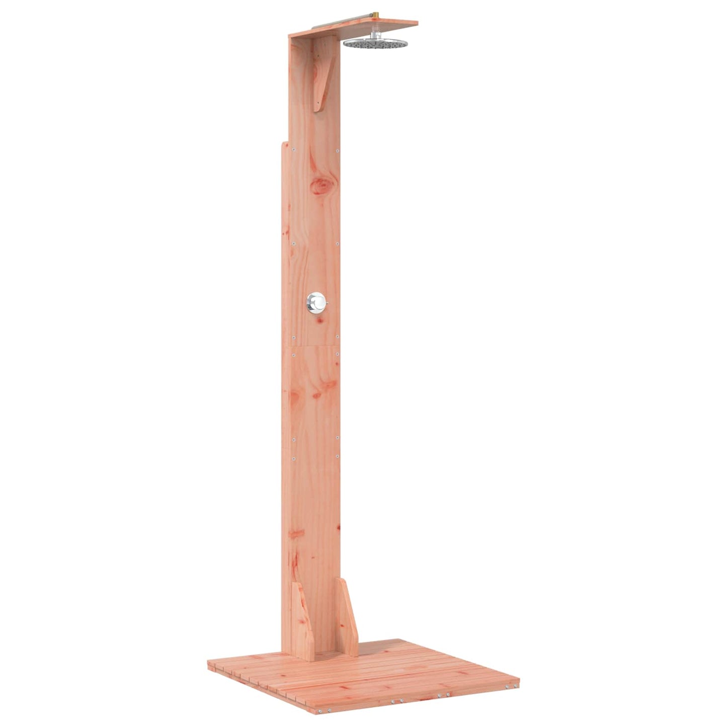 Outdoor Shower 214.5 cm Solid Douglas Wood and Stainless Steel