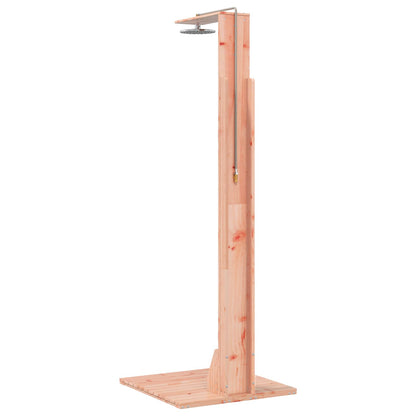 Outdoor Shower 214.5 cm Solid Douglas Wood and Stainless Steel