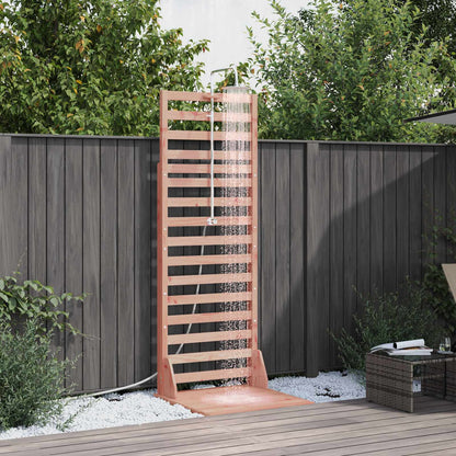 Outdoor Shower 225 cm Solid Douglas Wood and Stainless Steel