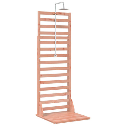 Outdoor Shower 225 cm Solid Douglas Wood and Stainless Steel