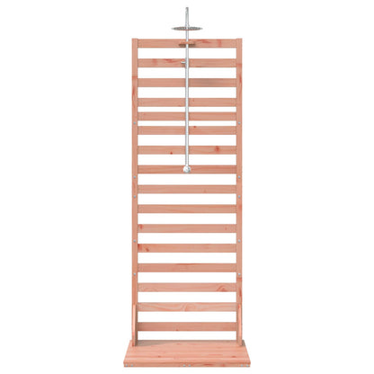 Outdoor Shower 225 cm Solid Douglas Wood and Stainless Steel