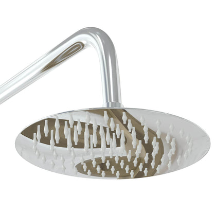 Outdoor Shower 225 cm Impregnated Pine Wood and Stainless Steel