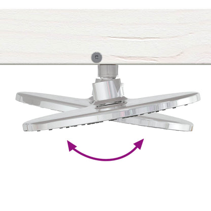 Outdoor Shower 210 cm Solid Pine Wood and Stainless Steel White