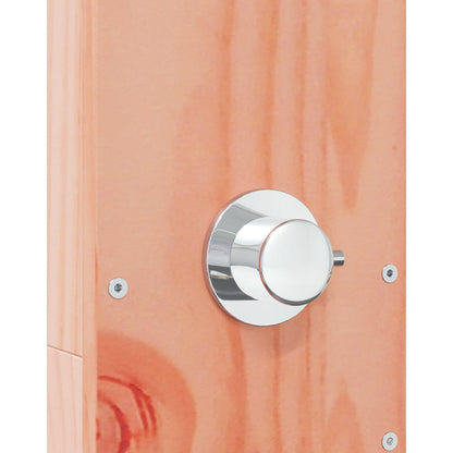 Outdoor Shower 210 cm Solid Douglas Wood and Stainless Steel