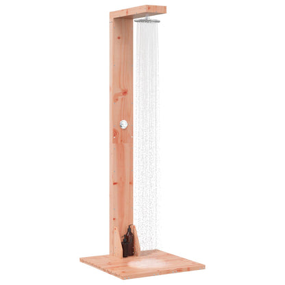 Outdoor Shower 210 cm Solid Douglas Wood and Stainless Steel