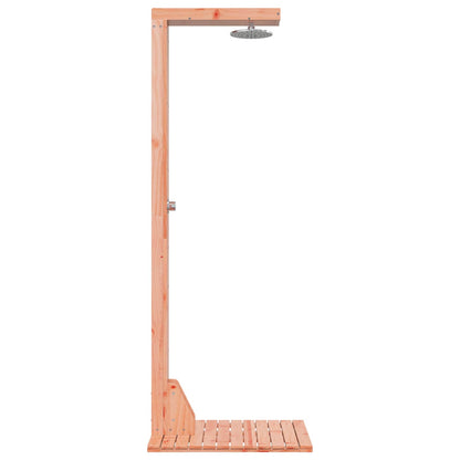 Outdoor Shower 210 cm Solid Douglas Wood and Stainless Steel