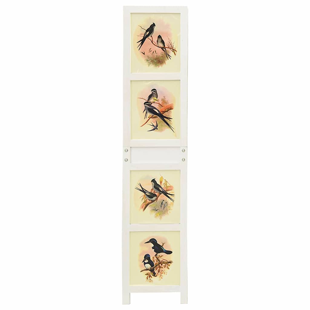 Romdivider Panel Folding White 141.5 x 165 cm MDF