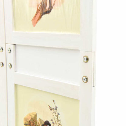Romdivider Panel Folding White 176.5 x 165 cm MDF